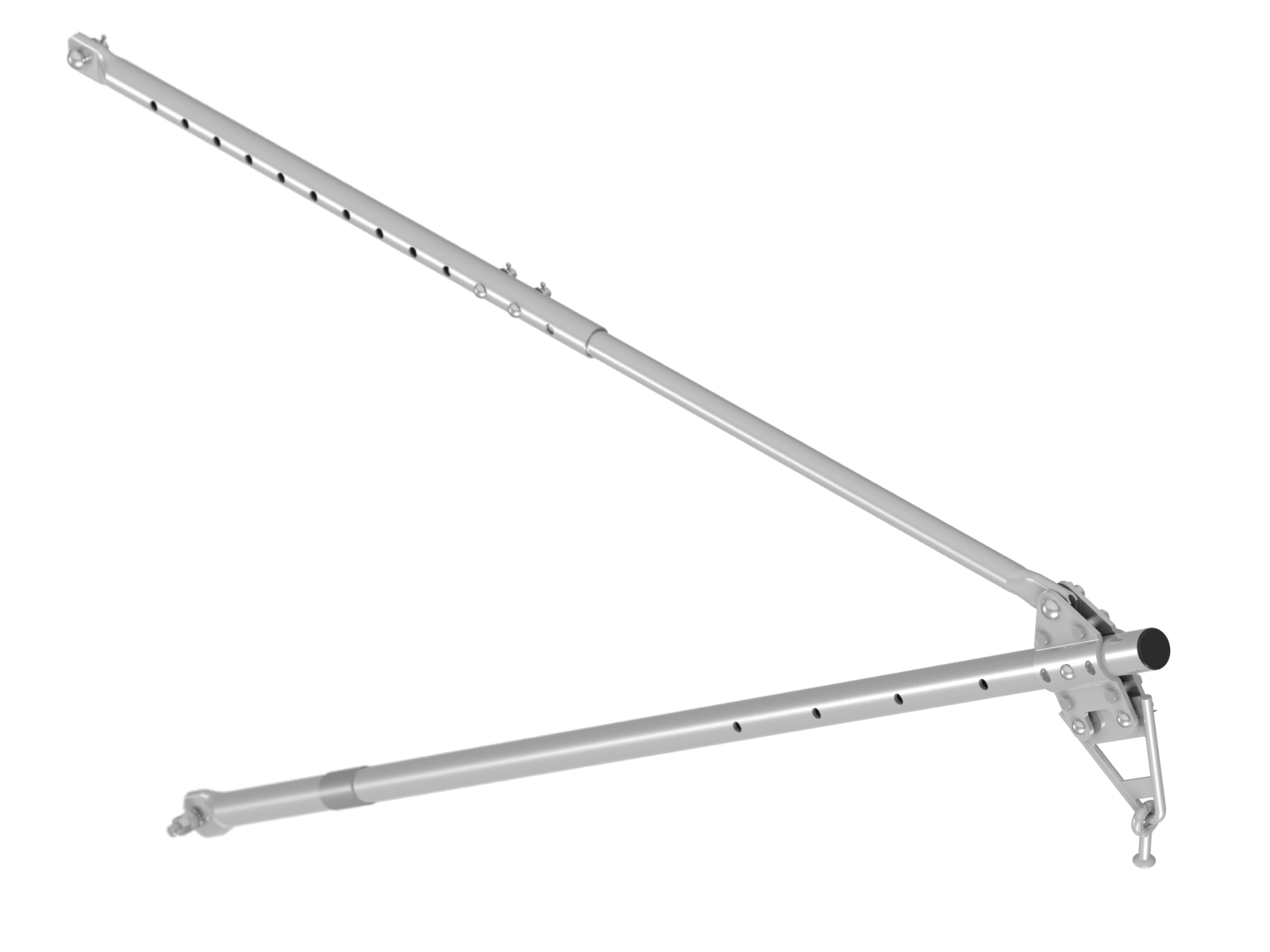 Консоли неизолированные наклонные для жестких поперечин (К43Ш)